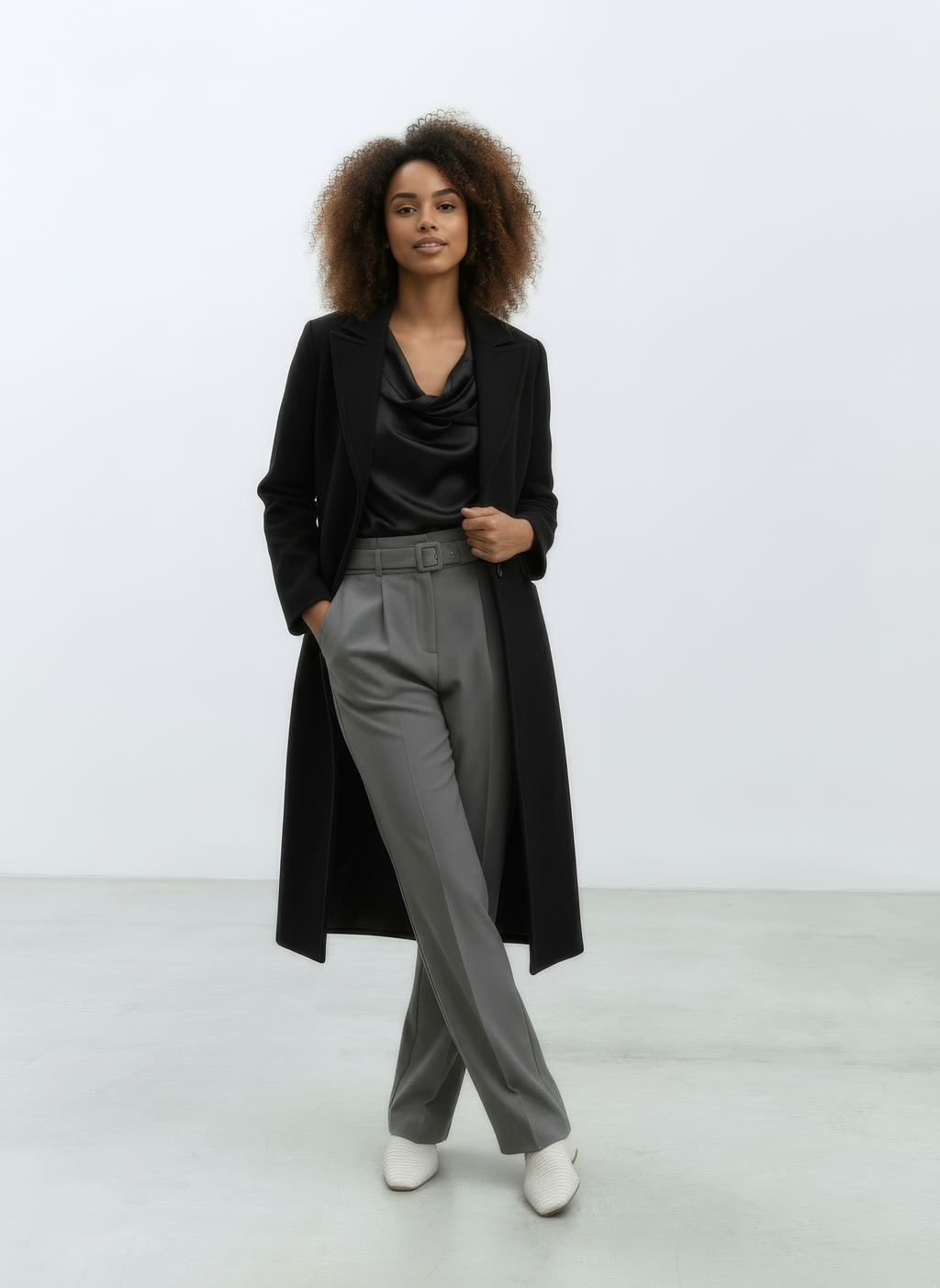 Cappotto Monobottone