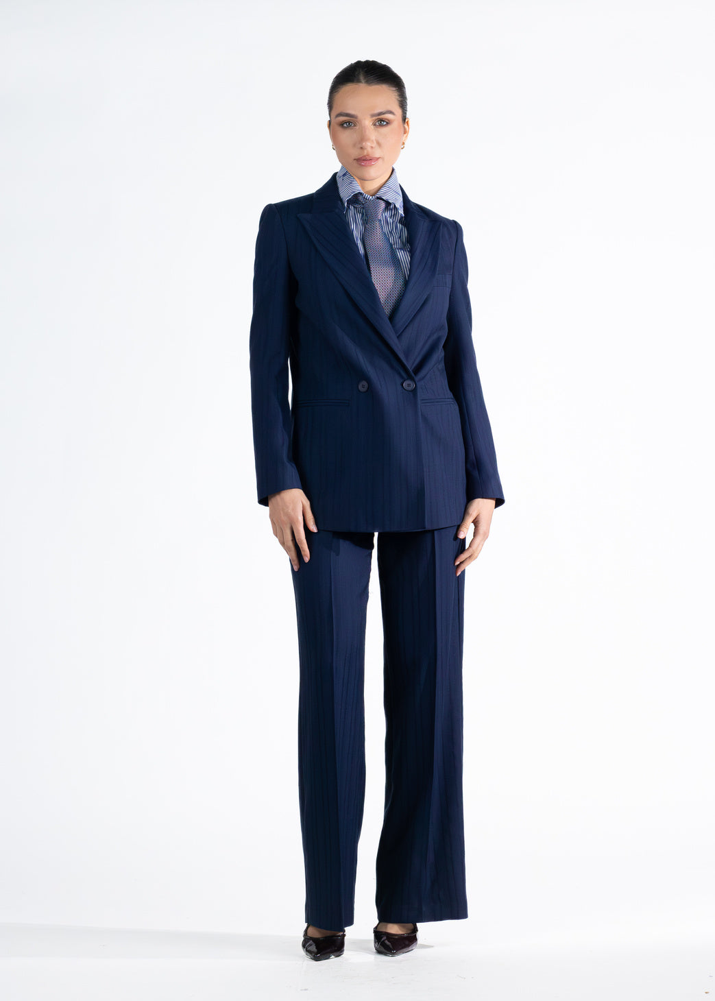 Pantaloni Riga Jacquard
