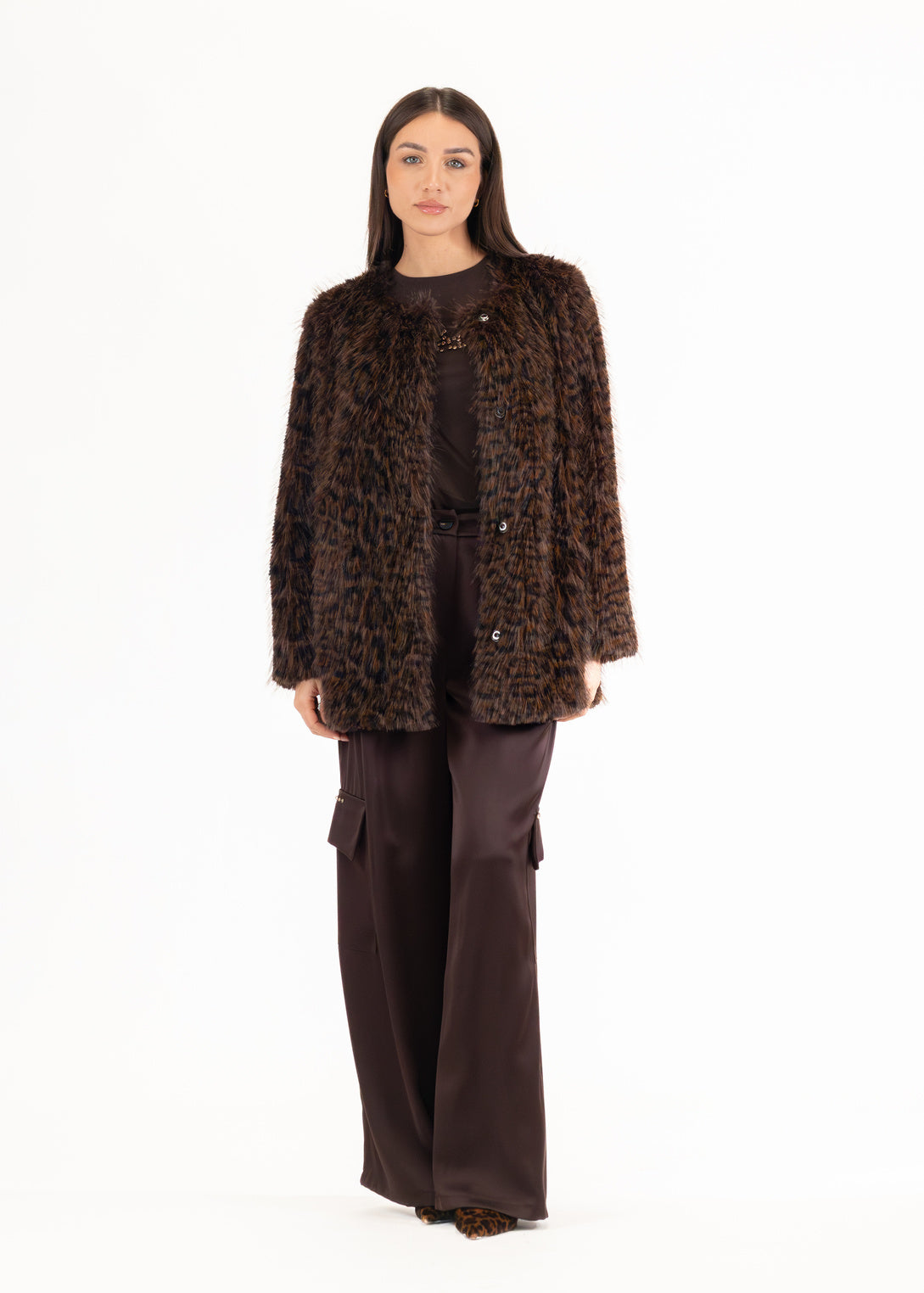 Pantaloni Cargo Strass Pattina