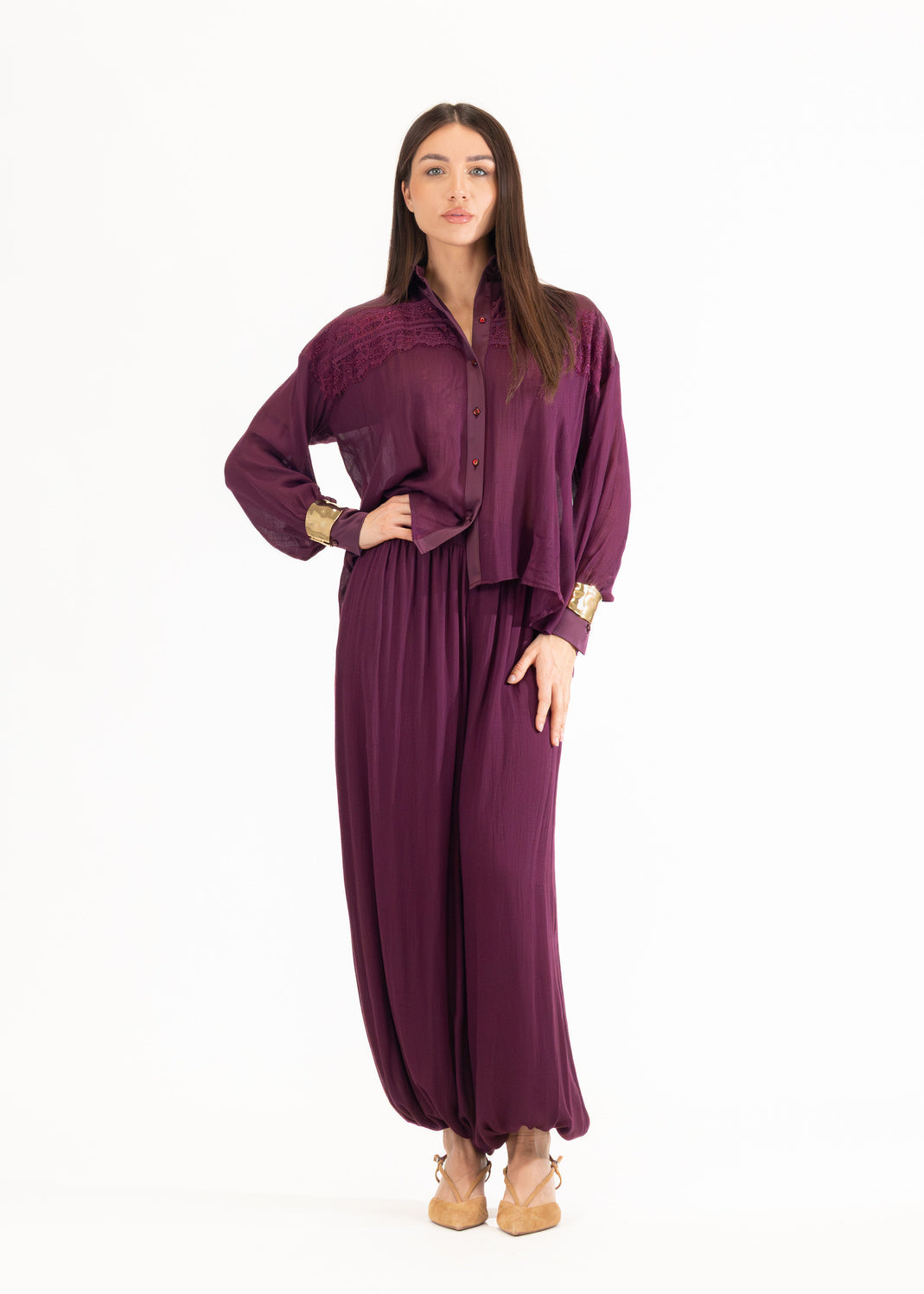 Camicia Inserto Pizzo