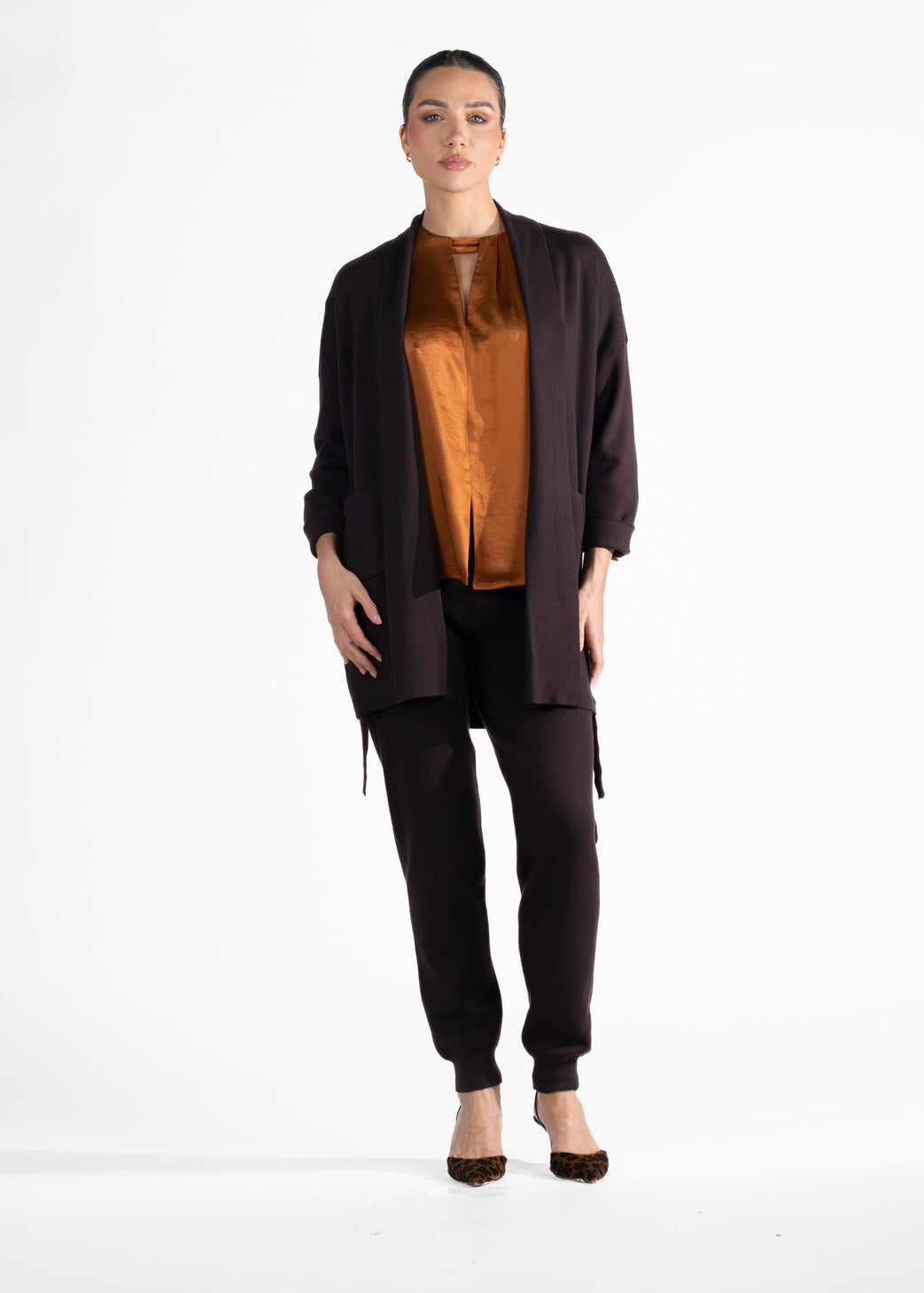 Giacca Lunga In Maglia