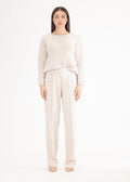 Pullover Strass Scollo