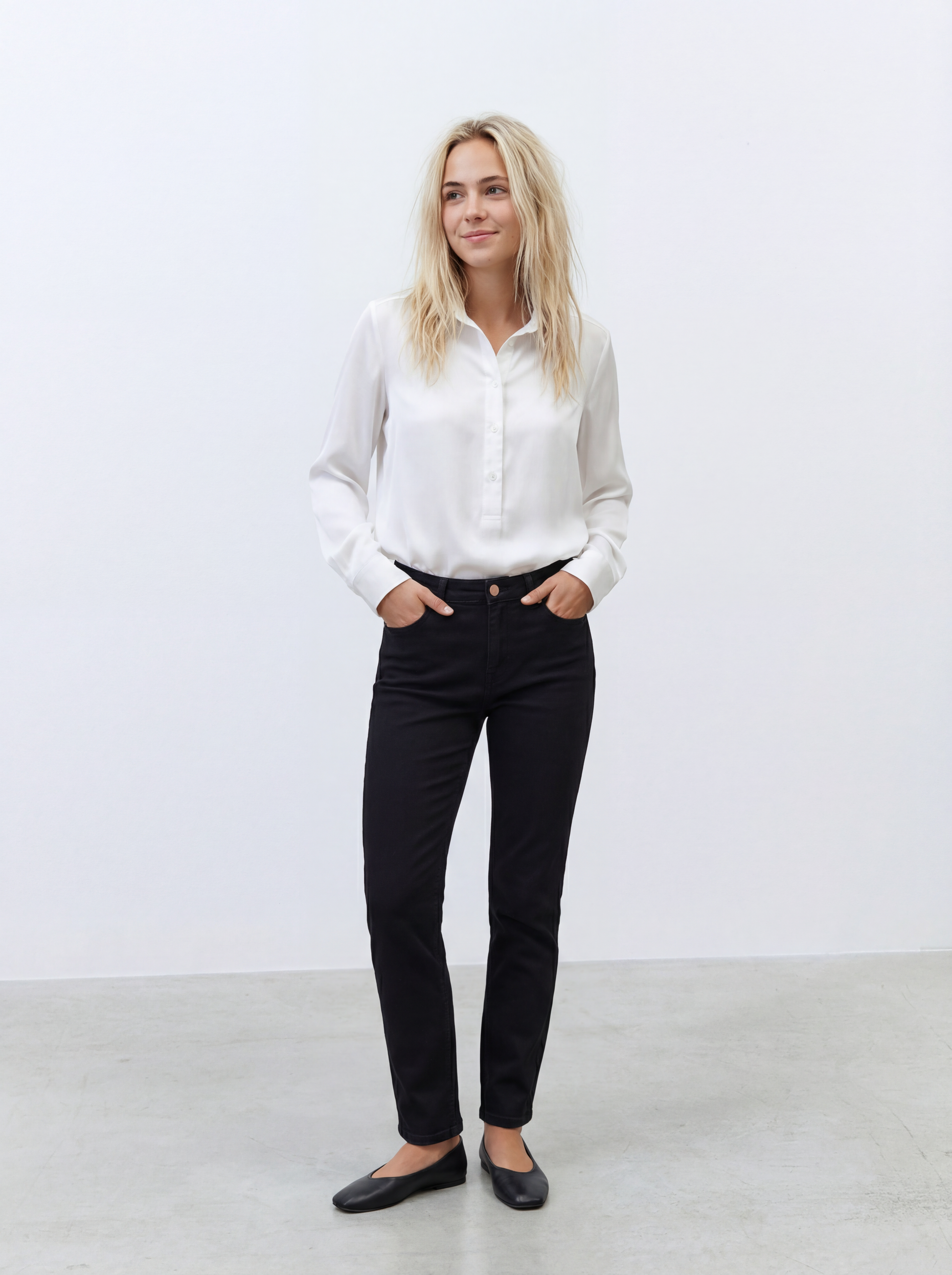 Camicia Basica Satin