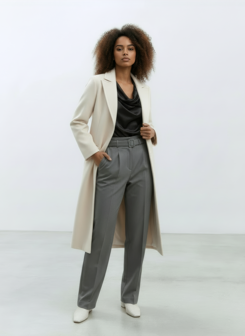 Cappotto Monobottone