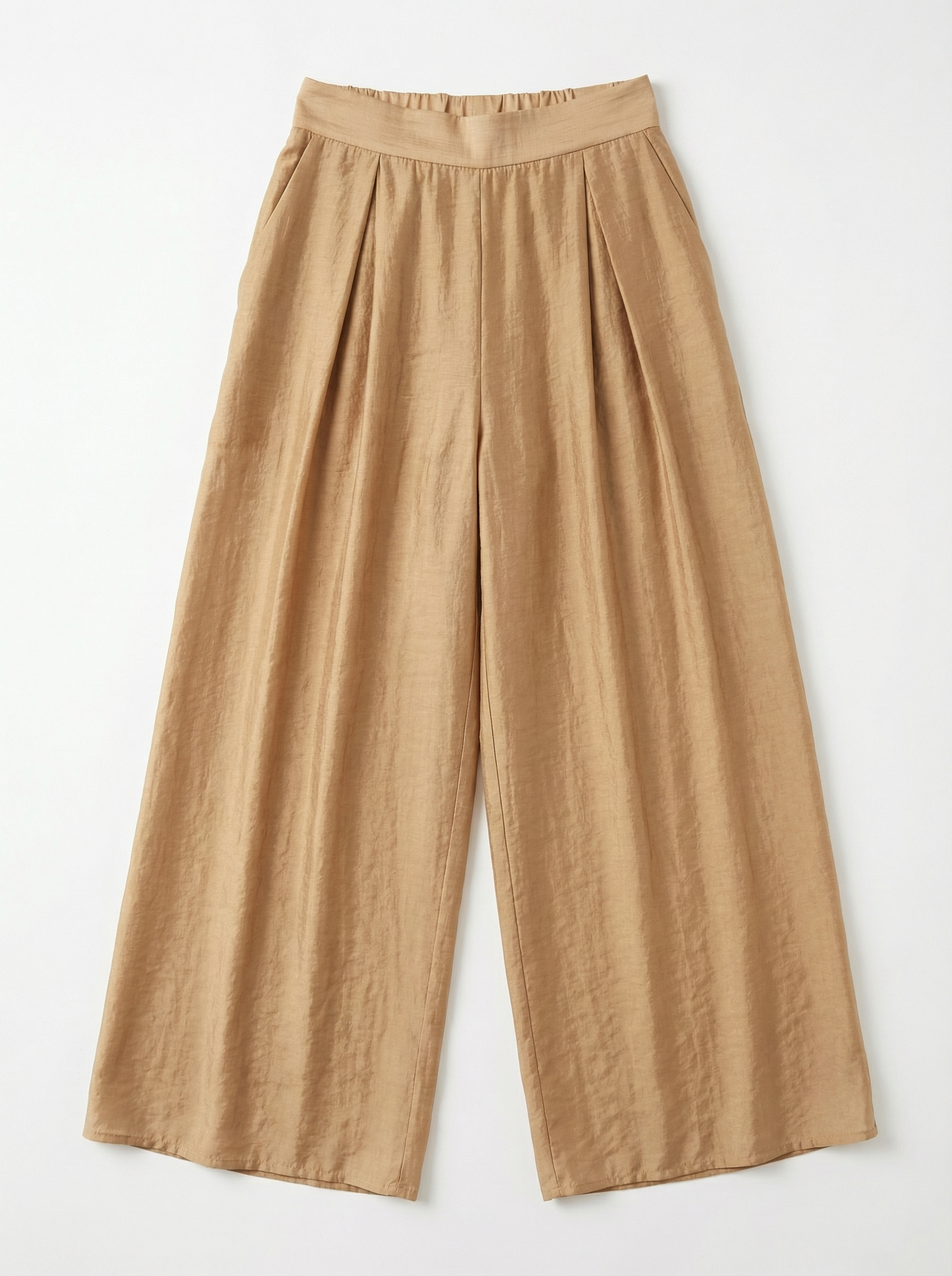 Pantaloni Larghi Con Pinces