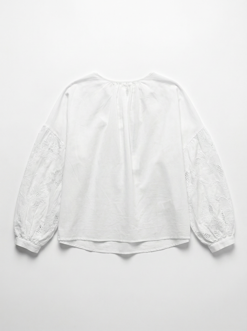 Blusa Maniche Ricamate