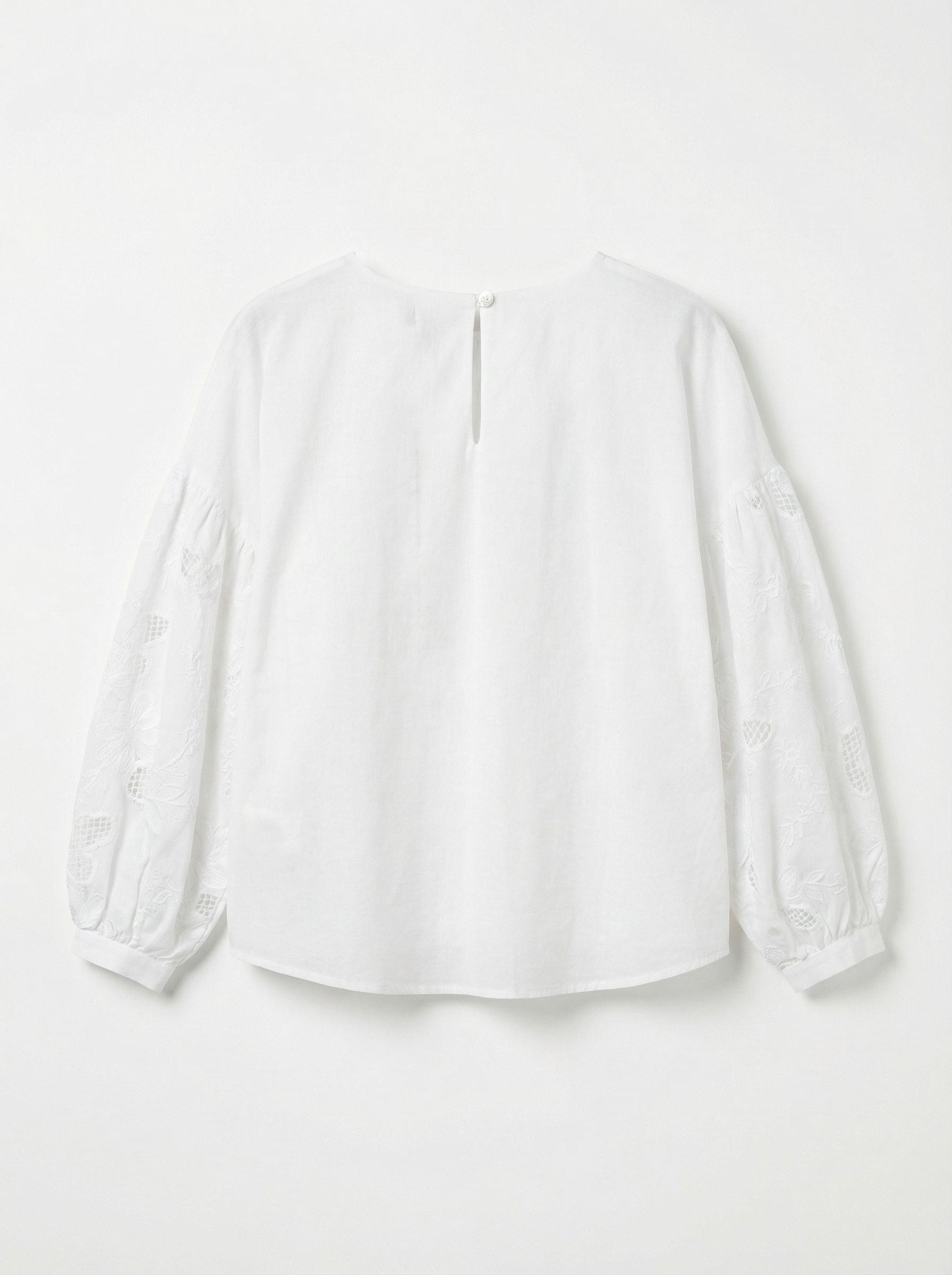Blusa Maniche Ricamate
